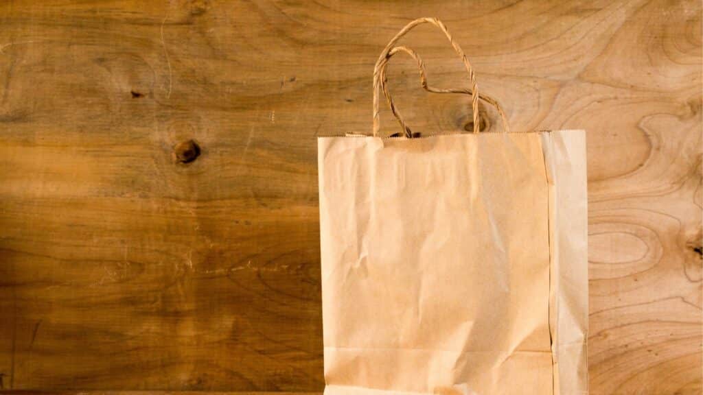 twisted handle paper bag