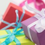 3 little colorful gift boxes
